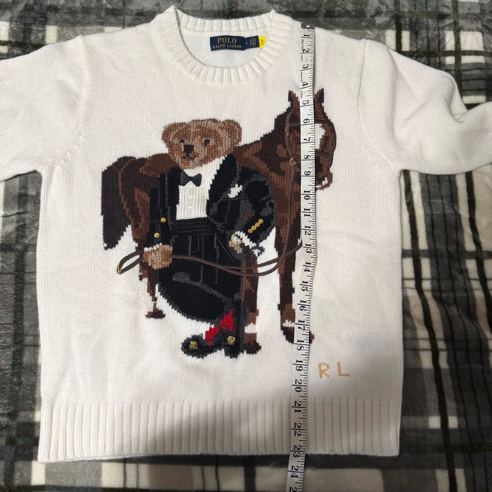 Polo Ralph Lauren Bear Horse Sweater - Picture 4 of 5